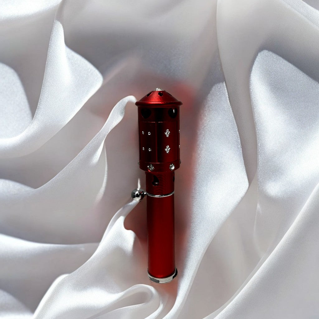 Diffuseur portable d'encens à strass