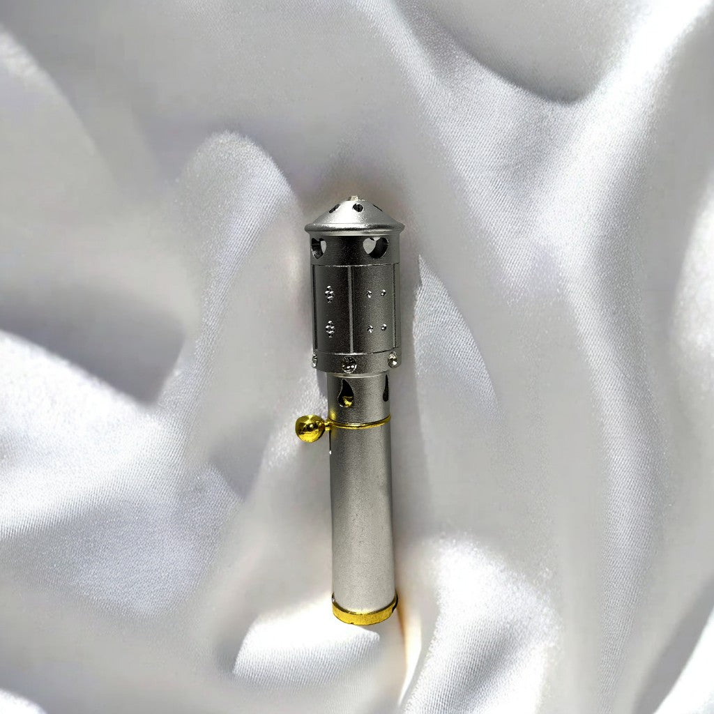 Diffuseur portable d'encens à strass