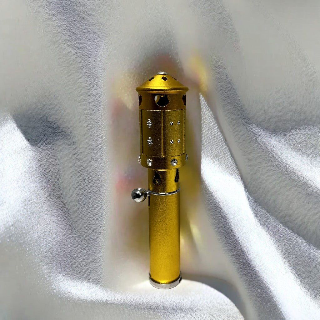 Diffuseur portable d'encens à strass